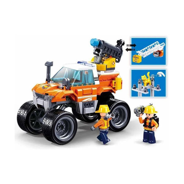 Sluban Metropolis Rescue Vehicle 272 Pieces - City Brick Building Set