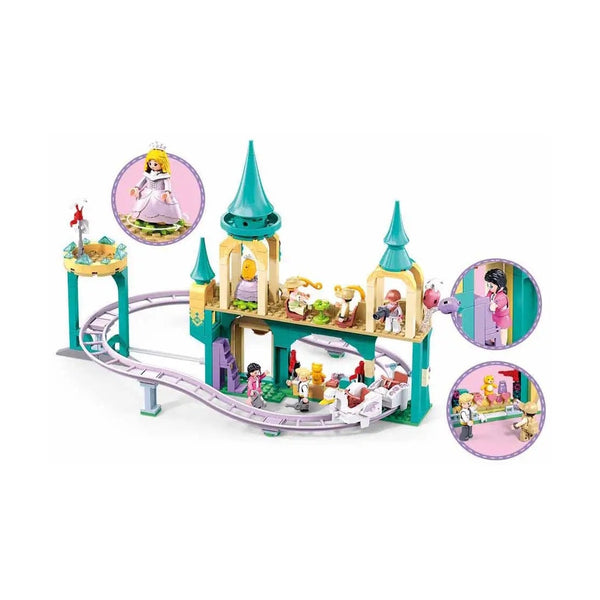 Sluban Metropolis Roller Coaster 448 Pieces - City Brick Building Set