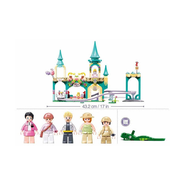 Sluban Metropolis Roller Coaster 448 Pieces - City Brick Building Set