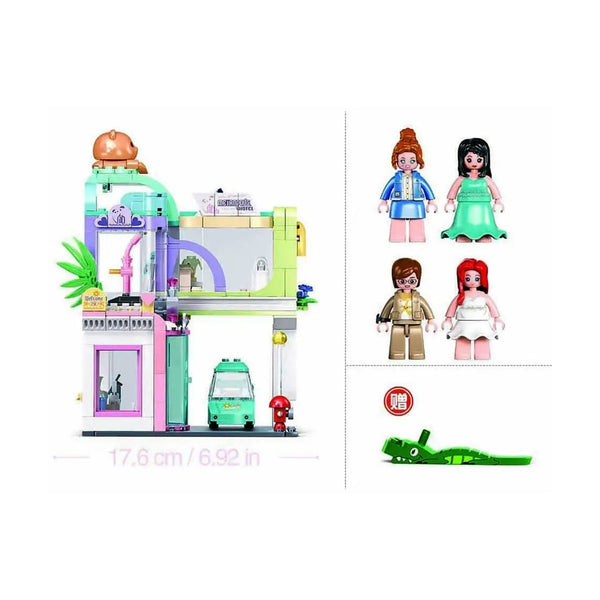 Sluban Metropolis D.C. Crowne Hotel 428 Pieces - City Brick Set