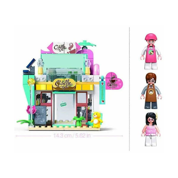 Sluban Metropolis Slubucks Coffee Shop 241 Pieces - City Brick Set