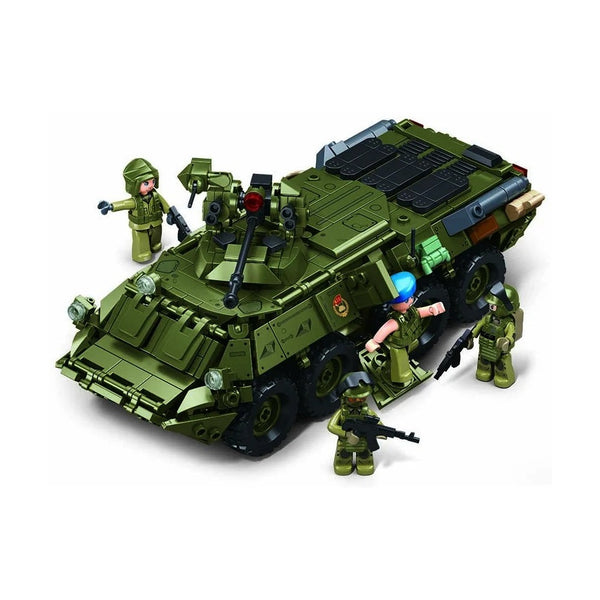 Sluban Modelbricks BTR-80A Infantry Fighting Vehicle - 611 Piece Kit