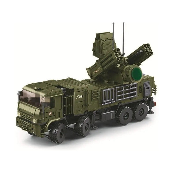 Sluban Modelbricks Pantsir-S1 Self-Propelled Air Defense - 659 Pieces