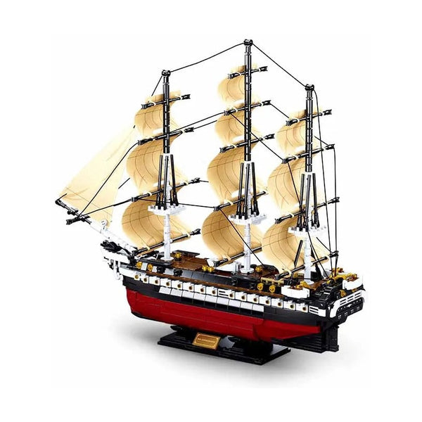 Sluban - Modelbricks - Uss Constitution 1X-21 Frigate 1:170