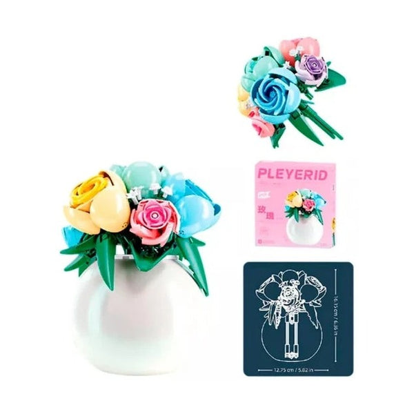 Sluban - Pleyerid - Roses 313Pcs