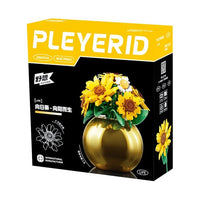 Sluban - Pleyerid - Sunflower(Plated Vases)288Pcs