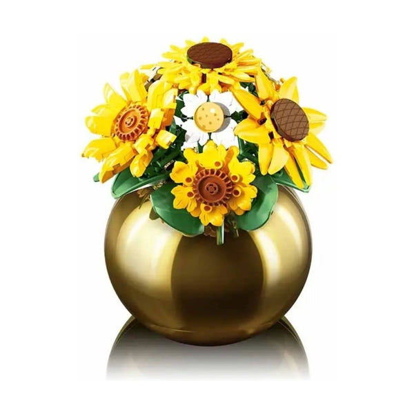 Sluban - Pleyerid - Sunflower(Plated Vases)288Pcs