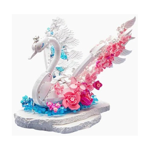 Sluban - Pleyerid - Swans (Lights) 932Pcs