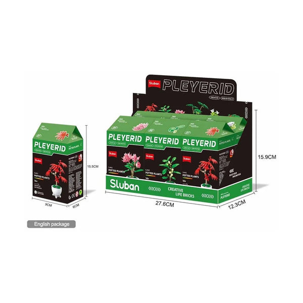 Sluban - Pleyerid-Potted Plants(6 Boxes In 1 Display Box)-3