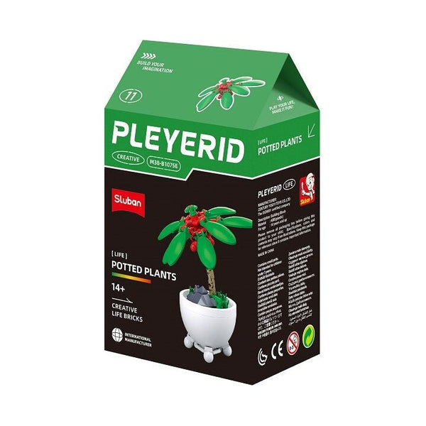 Sluban - Pleyerid-Potted Plants(6 Boxes In 1 Display Box)-5