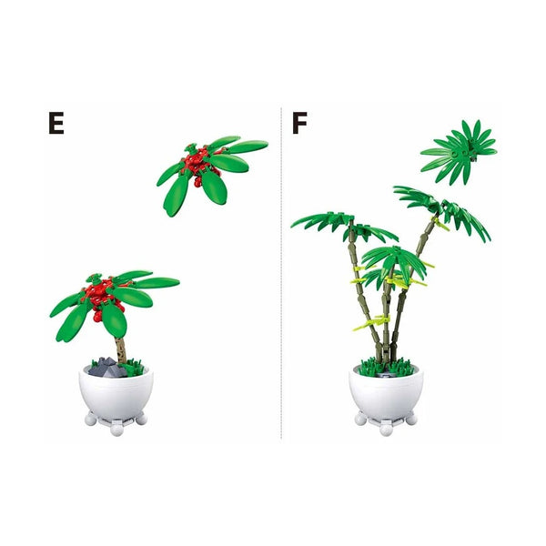 Sluban - Pleyerid-Potted Plants(6 Boxes In 1 Display Box)-5