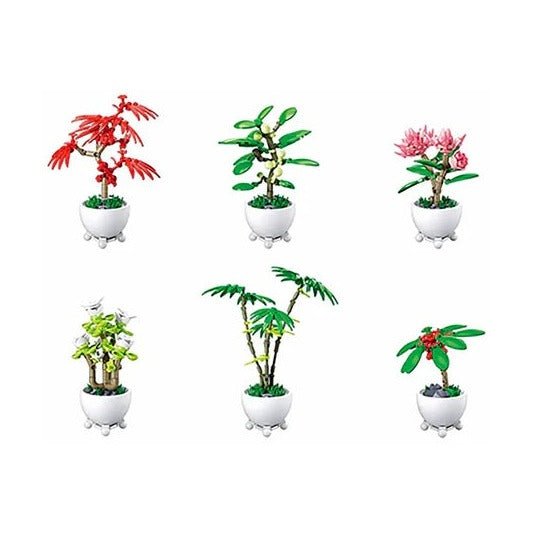 Sluban - Pleyerid-Potted Plants(6 Boxes In 1 Display Box)-6