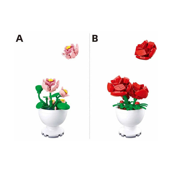 Sluban - Pleyerid-Potted Plants(6 Boxes In 1 Display-1