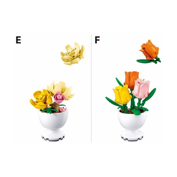 Sluban - Pleyerid-Potted Plants(6 Boxes In 1 Display-5