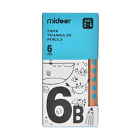 Mideer Thick Triangular Pencils-6B