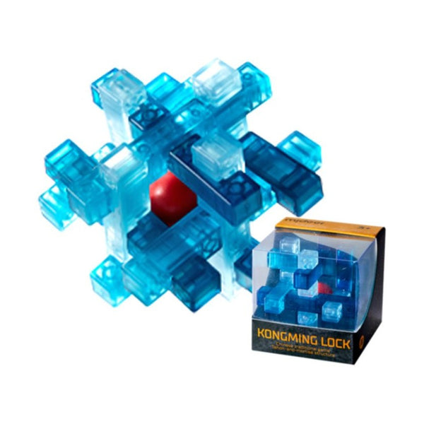 Mideer Neon Space Kongming Lock Ball in Cage - 3D Wooden Puzzle