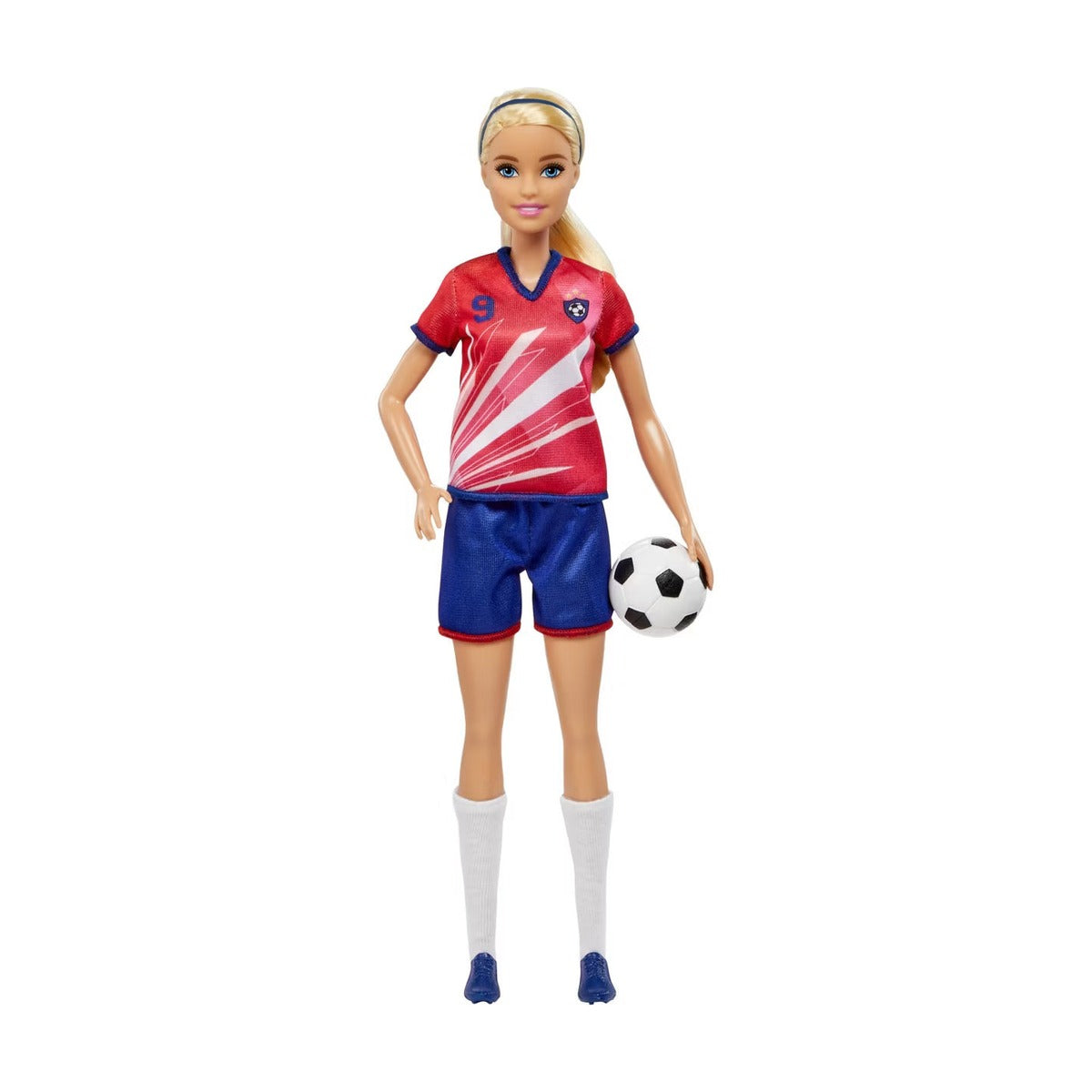 Barbie Careers Fashion Doll Soccer Player Blonde Ponytail