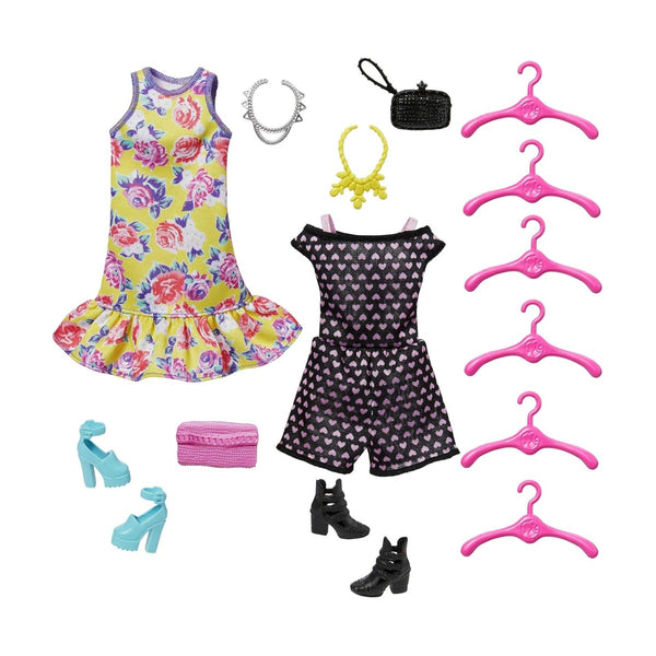 Barbie Ultimate Closet HJL66 Doll and Wardrobe Playset with Carry Handle, 2 Extra Dresses and Accessories