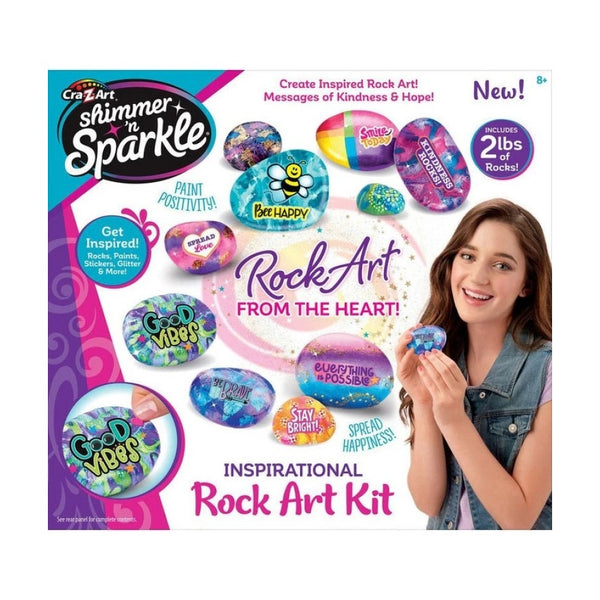Crazart Shimmer N Sparkle Inspirational Rock Art