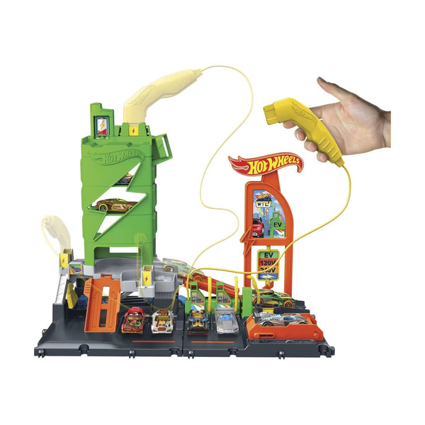 Hot Wheels City Track Set Super Recharge Fuel Station