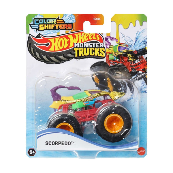 Hot Wheels Color Shifters Monster Trucks 1:64 Scorpedo