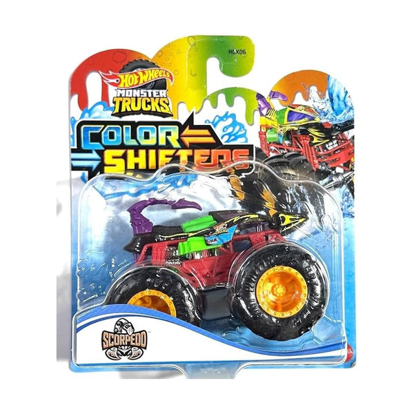 Hot Wheels Color Shifters Monster Trucks 1:64 Scorpedo