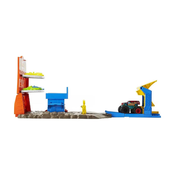 Hot Wheels Monster Trucks Blast Station Playset