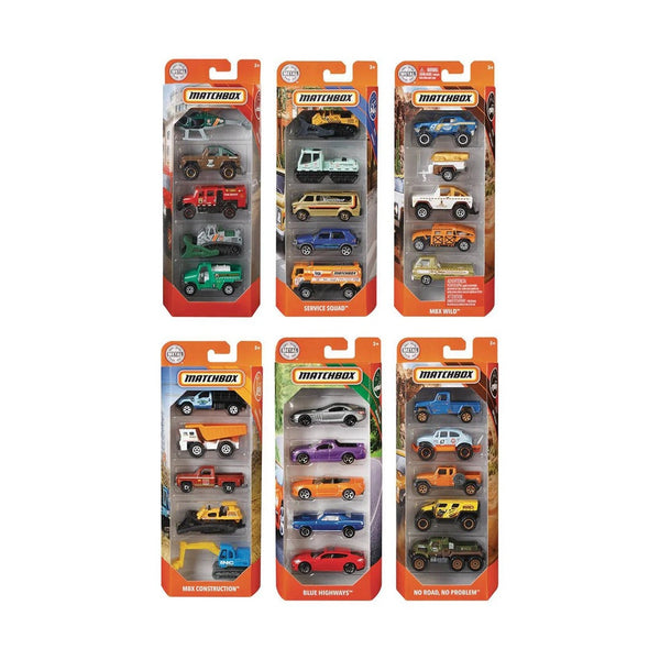 Matchbox 5 Pack Asst