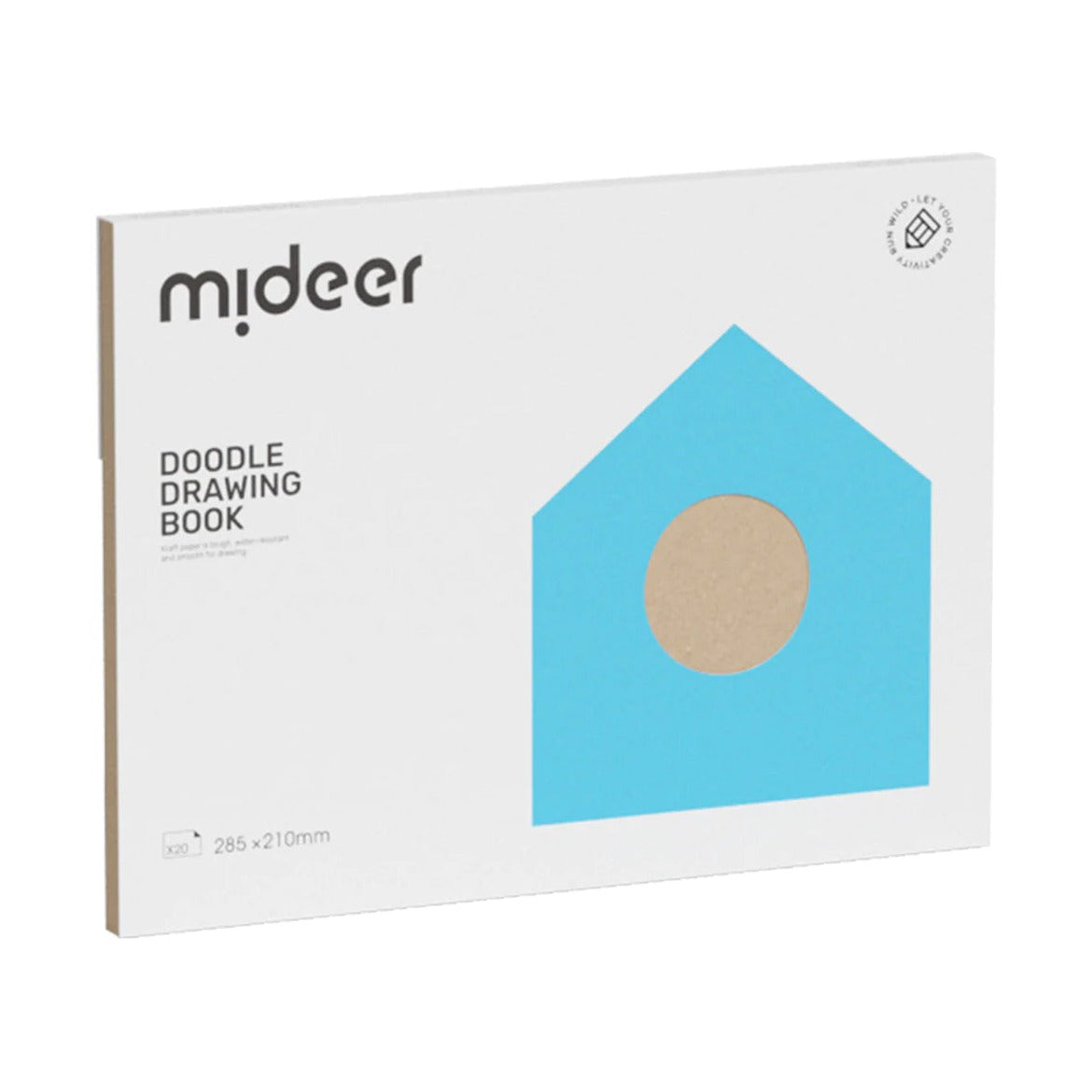 Mideer - Drawing Doodle Book - Kraft Paper