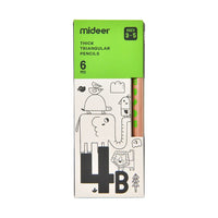 Mideer - Thick Triangular Pencils - 4B