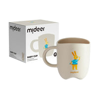 Mideer كوب فرشاة الأسنان للأطفال - غابة بنية