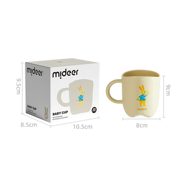 Mideer كوب فرشاة الأسنان للأطفال - غابة بنية