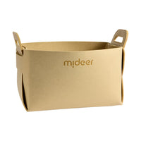 Mideer Toy Storage Bag Beige - Foldable Kids Tidy Organizer