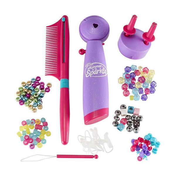 Cra-Z-Art Shimmer N Sparkle Deluxe Styler Braid, Bead & Twist