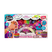 استوديو الخرز والتمائم الفاخر Shimmer N Sparkle من Cra-Z-Art - مجموعة أعمال فنية يدوية