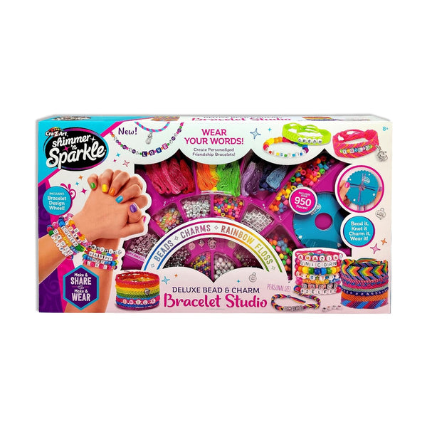 Cra-Z-Art Shimmer N Sparkle Deluxe Bead & Charm Bracelet Studio