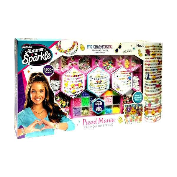 Cra-Z-Art Shimmer 'N Sparkle Bead Mania Friendship Studio