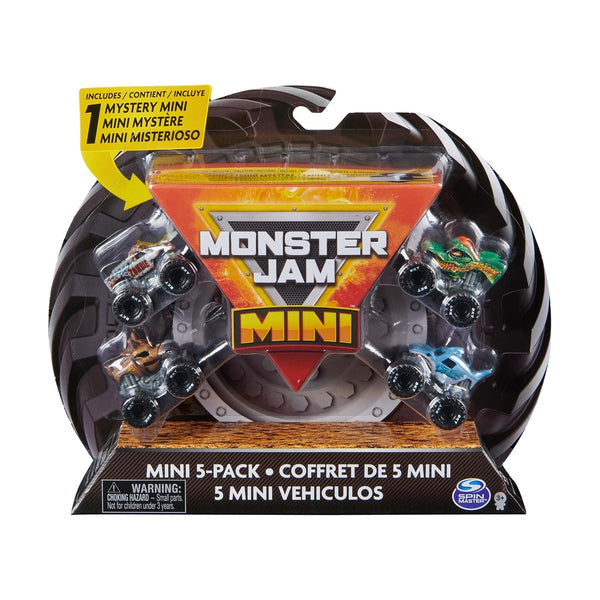 Spin Master Monster Jam Mini Vehicles 5 Pack