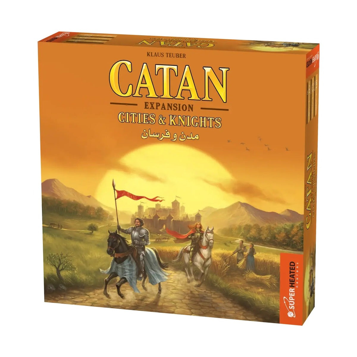 Catan Cities and Knights Expansion Arabic English - 3 to 4 Players