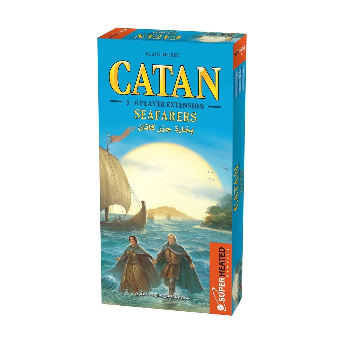 Catan Seafarers 5 to 6 Player Extension, Arabic and English Edition, Ages 10+