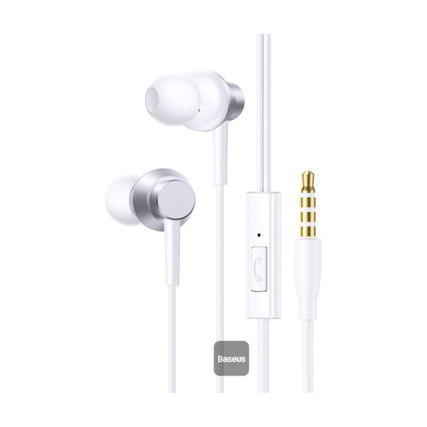 Baseus - Baseus Encok Hz11 Wired Earphones Moon White