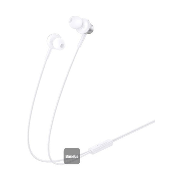 Baseus - Baseus Encok Hz11 Wired Earphones Moon White
