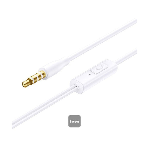 Baseus - Baseus Encok Hz11 Wired Earphones Moon White