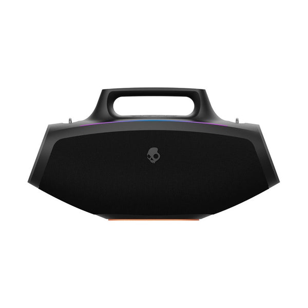 مكبر صوت بلوتوث محمول Skullcandy Barrel Boombox، أسود - مقاوم للماء بمعيار IPX5