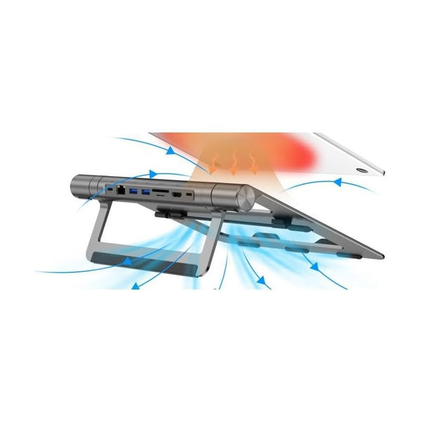 Wiwu - Laptop Stand With Docking Station A821Ch