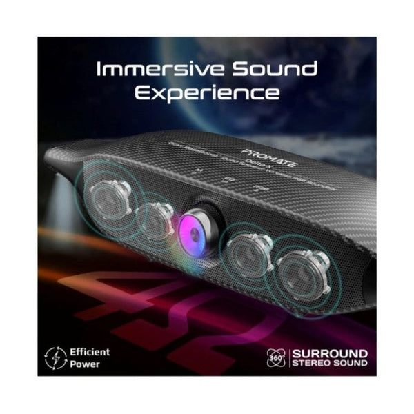 Promate Delta-X.Blacktitanium, Speaker Wireless