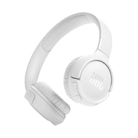 JBL Tune 520BT Wireless On-Ear Headphones, Bluetooth 5.3, 57-Hour Battery, Multipoint, White