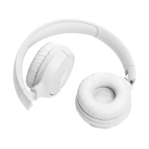JBL Tune 520BT Wireless On-Ear Headphones, Bluetooth 5.3, 57-Hour Battery, Multipoint, White