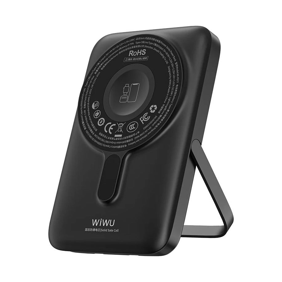 Wiwu - شاحن متنقل بيونير Pd20W Wi-P077 10000 مللي أمبير أسود