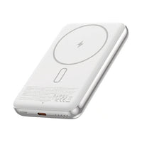 WiWU Seraph Alloy Magnetic Power Bank 10000mAh Silver - PD 20W Slim